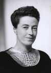Elaine Frances Burton, Baroness Burton of Coventry, by Elliott & Fry - NPG x86559 Elaine Burton