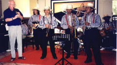 Sitting in with the resident band in Jakarta 1999