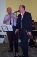 Michael and Andrew Meadowcroft at Leeds Club jazz night 2005