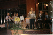 Sitting in with a band in Tblisi 1992